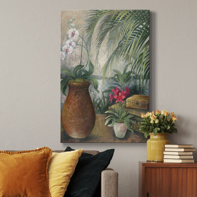 Orchidées au paradis I - impression sur toile tendue