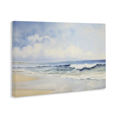 «Watercolor Beach Tide», art mural par LSR Creative Studio