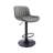 Almeida Swivel Upholstered Adjustable Height Bar & Counter Stool with Metal Frame-2069065126
