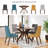 Goodall Round Solid Wood Base Dining Table