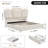 Kraus Velvet Upholstered Platform Storage Bed with LED Lights-1177717797