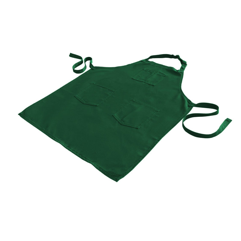 Solid Color Sunbrella Chef Apron, Forest Green