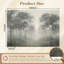 Papiers peints modernes adhésifs Misty Forest Tall Trees