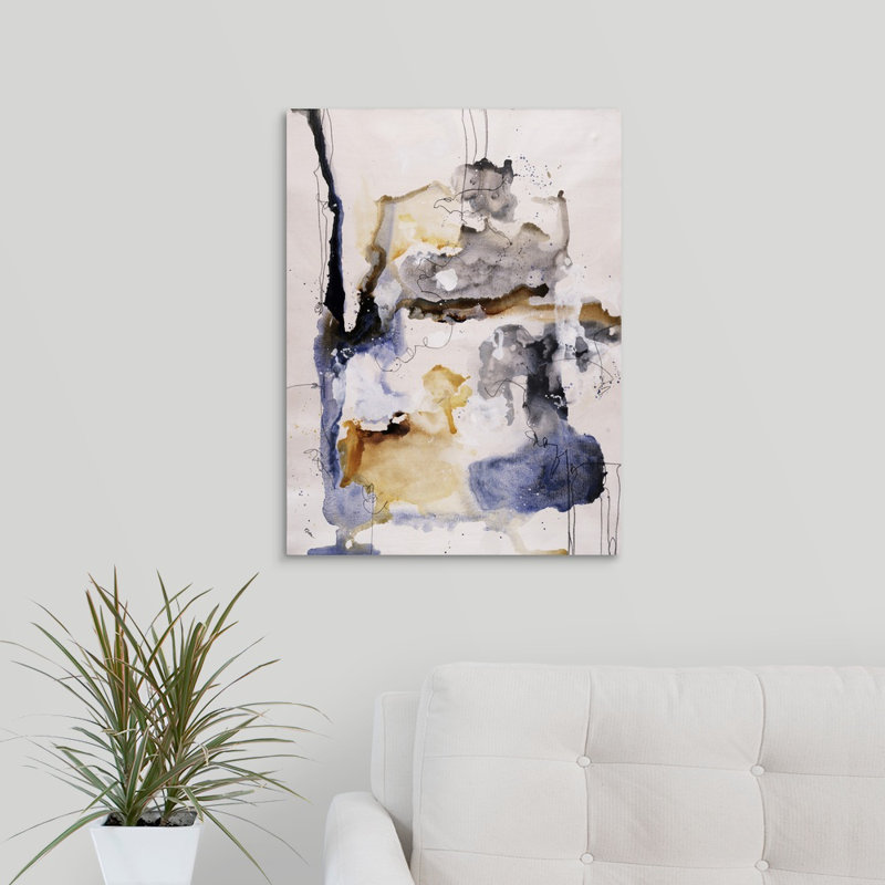 « innerworks iii », peinture sur toile, Toile tendue, H 24 po x l 18 po x P 1,25 po