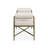 Lalia Modern Hammered Metal 48" Accent Bench-124262808