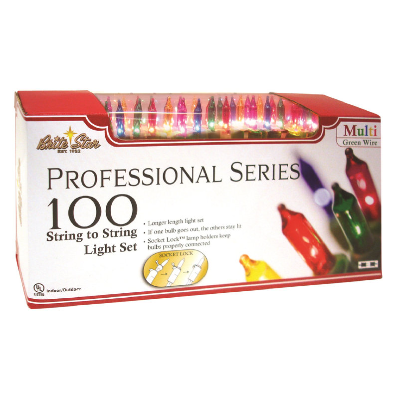 Indoor 100 - Bulb 252'' Plug-in Mini String Light, Green