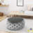 Stunning Button- In Velvet With Tempered Glass, 29.24" W X D 14.29" H, Smoke Color Option Charming Glass Top, Tone
