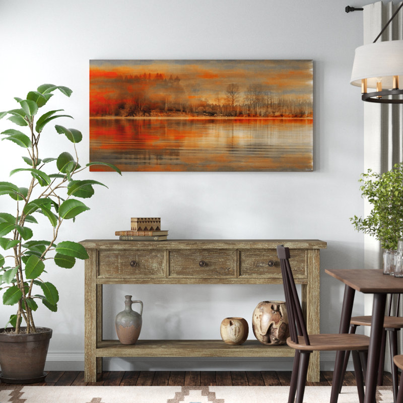 Serenity by Parvez Taj - Wrapped Canvas Painting, 76cm H x 152cm W