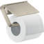 Wall Mount Toilet Paper Holder with Cover-118943303