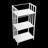 3-Tier Floor Standing Display Bookshelf, Open Shelf Bookcase, Display Rack-1585766705