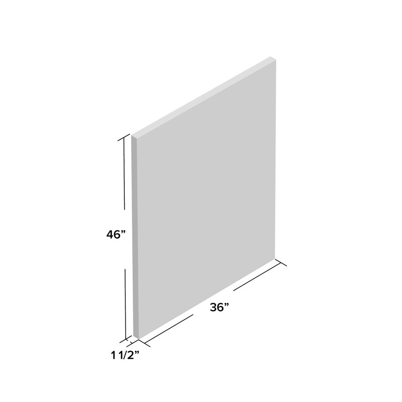 «Abstract Elegance» par Oliver Gal, reproduction d'art graphique sur toile, H 32 po x l 26 po x P 0,5 po, Papier gris