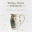 Spode – Christmas Tree Gold – Christmas Tree Gold Pitcher – 57.5 Oz - WhiteGold
