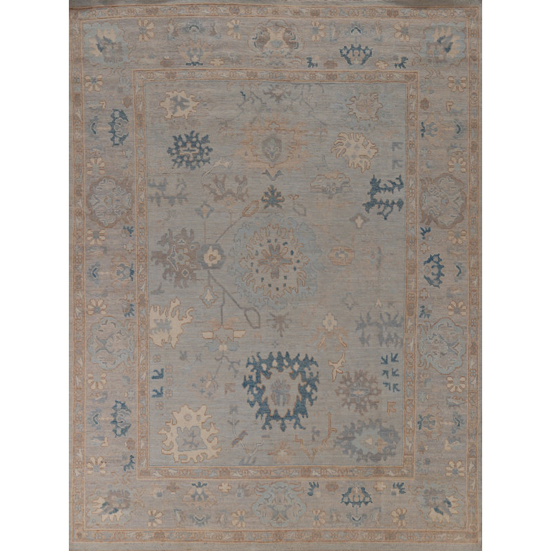 Vegetable Dye Oushak Turkish Area Rug 8x10