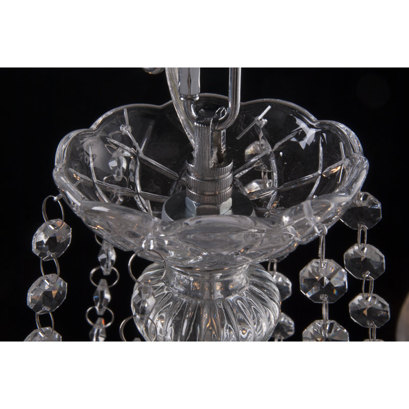Santana 6 - Light Candle Style Chandelier