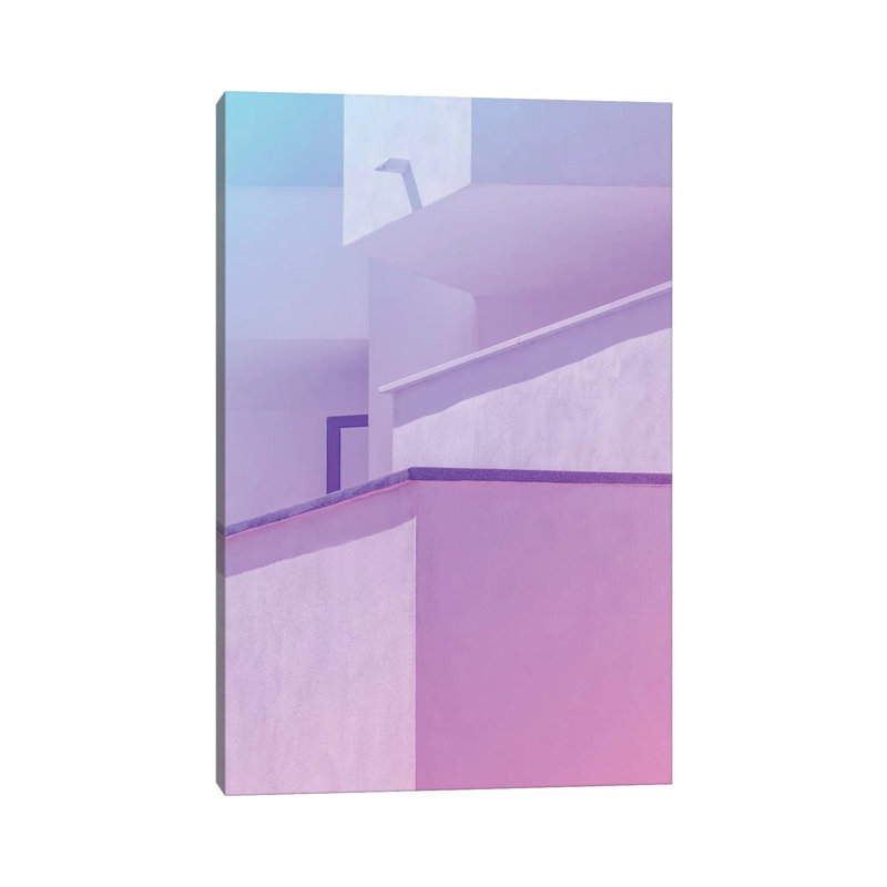 Abstract Geometric Architecture I by Beli - Wrapped Canvas Print, 20.32 cm H x 30.48 cm W
