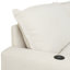 Canapé modulaire inclinable électrique 2 pièces Moncada pour petits espaces avec sièges chauffants et recharge sans fil-438302338