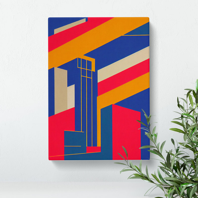 Unique Architecture No.1 - Print, Wrapped Canvas, 50cm H x 35cm W x 3cm D, No Matte