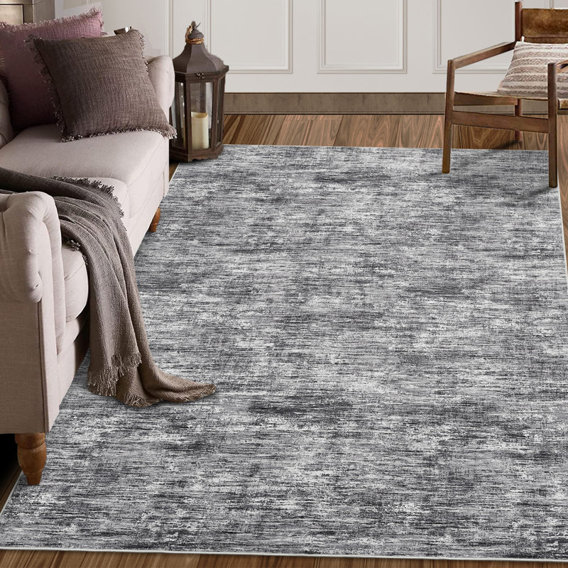 Machine Washable Area Rug Modern Non Slip Rugs for Living Room Bedrooms Foldable Rugs for Playroom Office Kitchen
