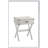 Babs White Finish Accent Table-1586259402