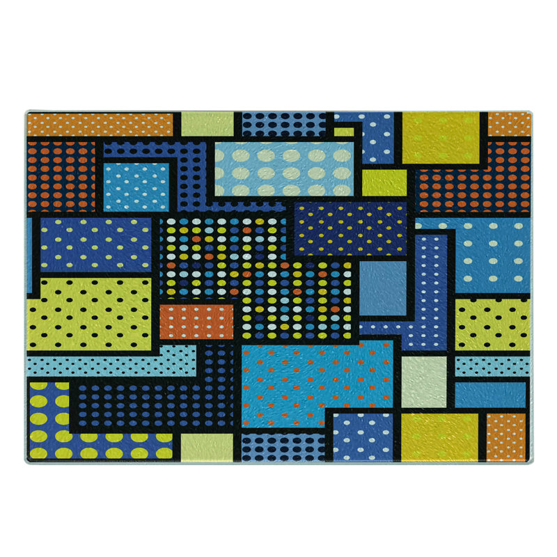 Multicolore, planche à découper Ambesonne