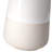 20in White Ceramic Table Lamp with Drum Shade