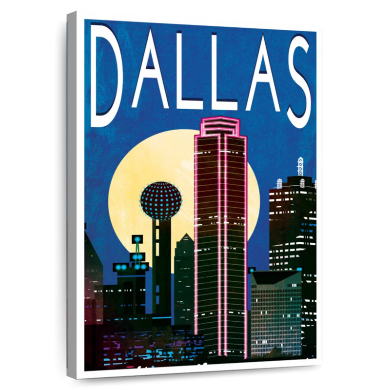 Dallas Night Glow, H 48 po x l 32 po