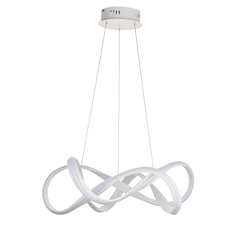 Jaramillo 1 - Light LED Unique/Statement Pendant, White