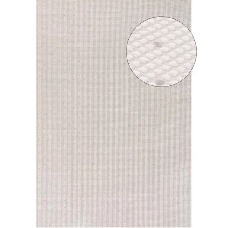 Carmel Modern Dots Cream/Grey Area Rug