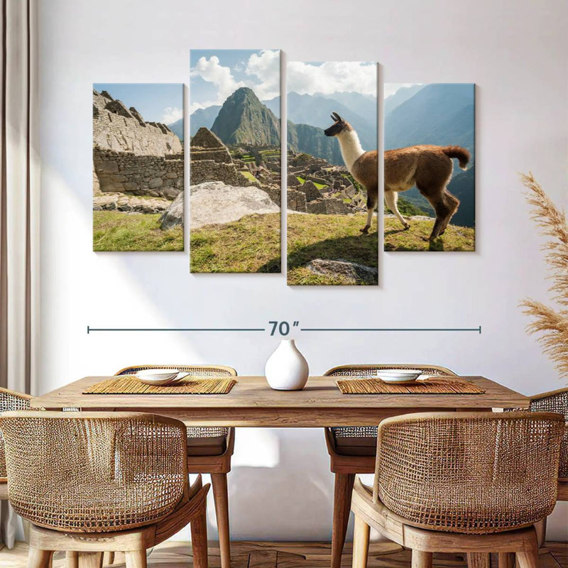 Nicci Llama From Machu Picchu, 42" H x 68" W