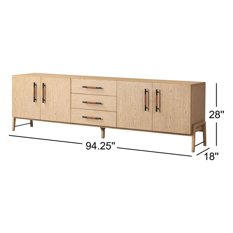 Rosedale Media Console, Natural