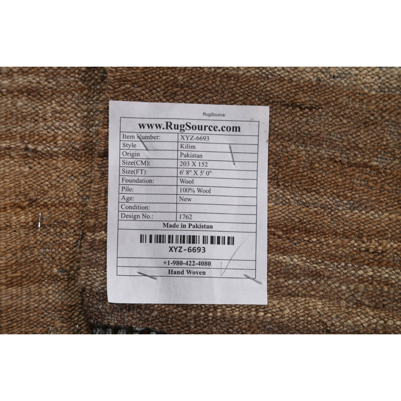 Tapis moderne Earth Tone Kilim