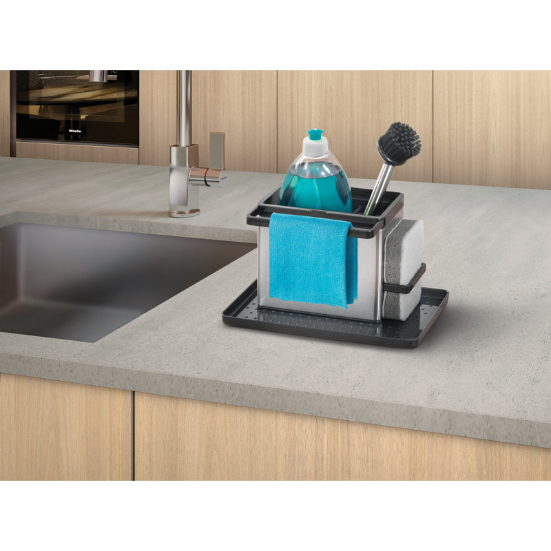Sink Organiser Tidytex Stainless Steel, With Towel Rail And Drainer
