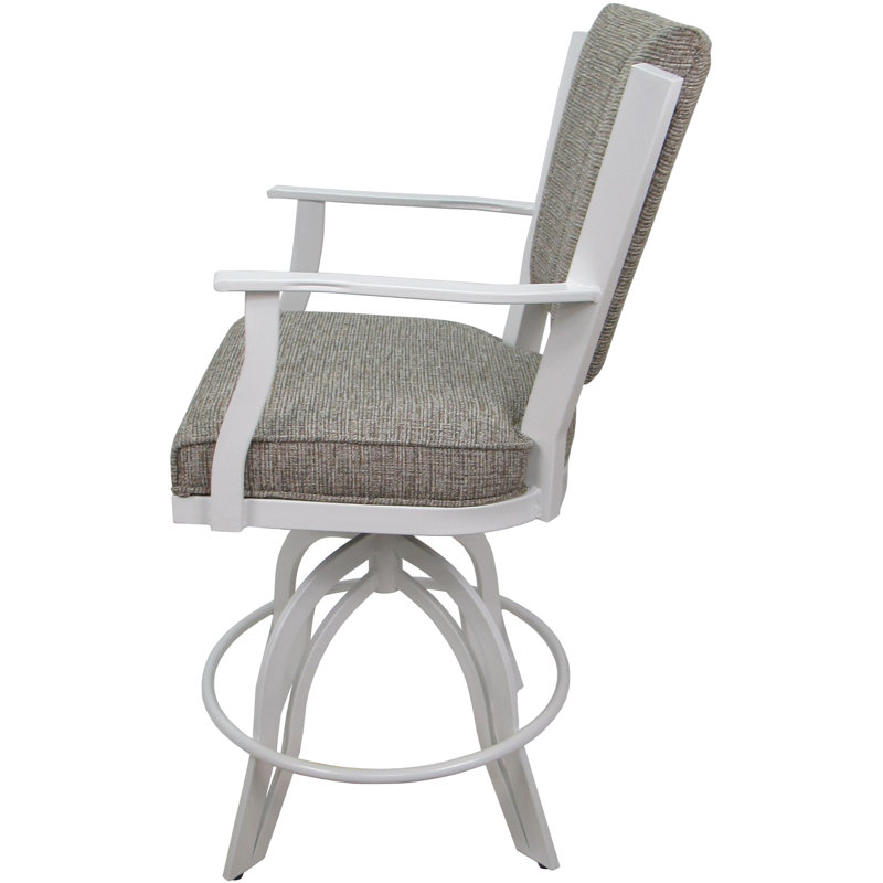 Cirri Jetty June, Mélange de polyester gris / cadre blanc