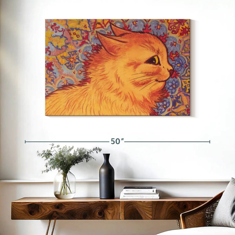Profil de chat, H 26 po x l 39 po