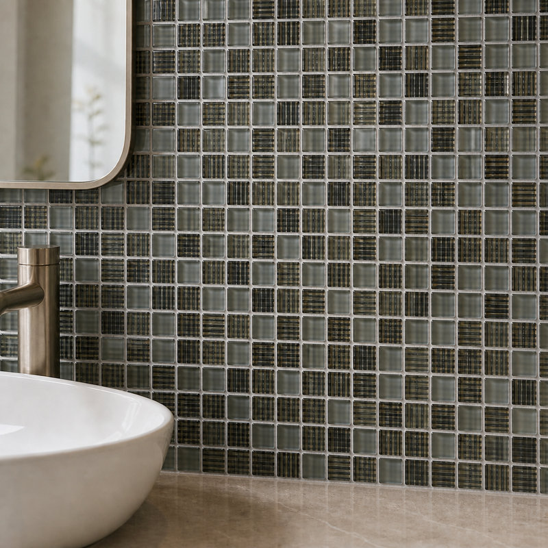 11.75'' W X 11.75''  Glass Tile