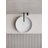 MonBlari 16" Round Solid Surface Fluted Bathroom Sink Matte White-120971772