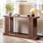 63" Modern Entryway Console Table With Curved Edge & Distinctive Style-647755637