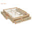Lit plateforme double avec 6 tiroirs de rangement-1983943604-1983943607