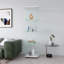 Vitrine 64,7 po, 4 tablettes, blanc-130493898