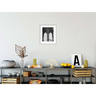 «Brooklyn Bridge # 4» par Gordon Osmundson, impression giclée sur cadre
