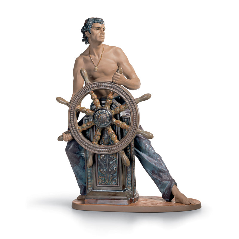 Statue marin de mer orageux