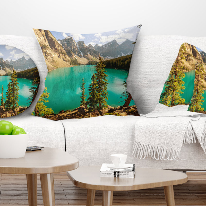 Coussin Schafer Lake, 18 po x 18 po, Coussin décoratif