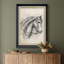 Cheval étalon - Peinture sur toile encadrée-86450452