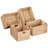 Rectangular Natural Water Hyacinth Hand Woven Rattan Wicker Storage Basket Set with Iron Wire Frame-523157275