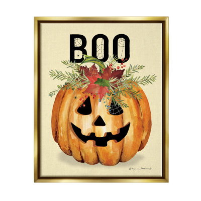 «Boo Seasonal Halloween Flowers» par Stephanie Workman Marrott, impression
