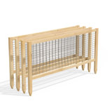 Panneau de clôture en bois H 2 pi x l 4 pi Critter Guard