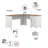 Khadesha 3 Piece Computer Desk Office Set-69038865