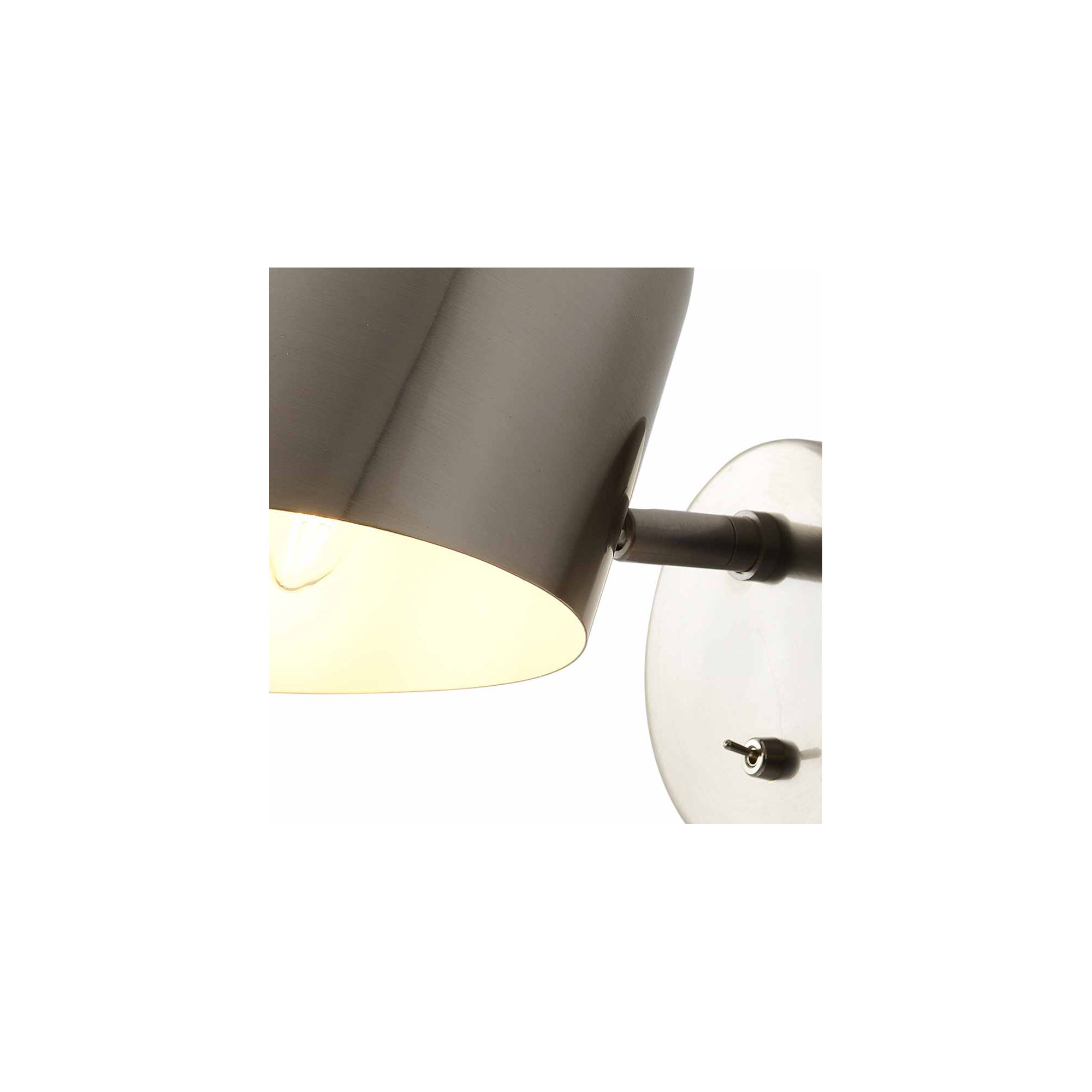 Culver Wall Sconce - plug-in, Satin Nickel