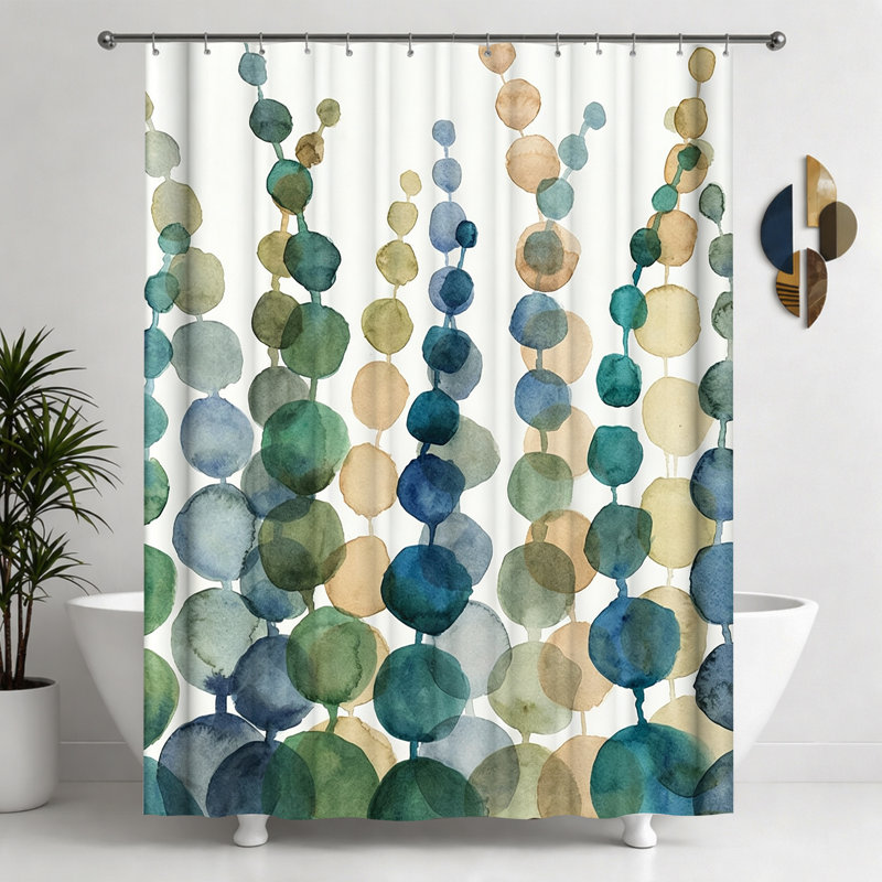 Rideaux de douche avec crochets inclus