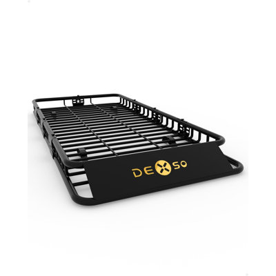 84 po x 39 po, panier de toit universel, capacité de charge de 200 lb sur le toit, porte-bagages avec extension pour porte-bagages